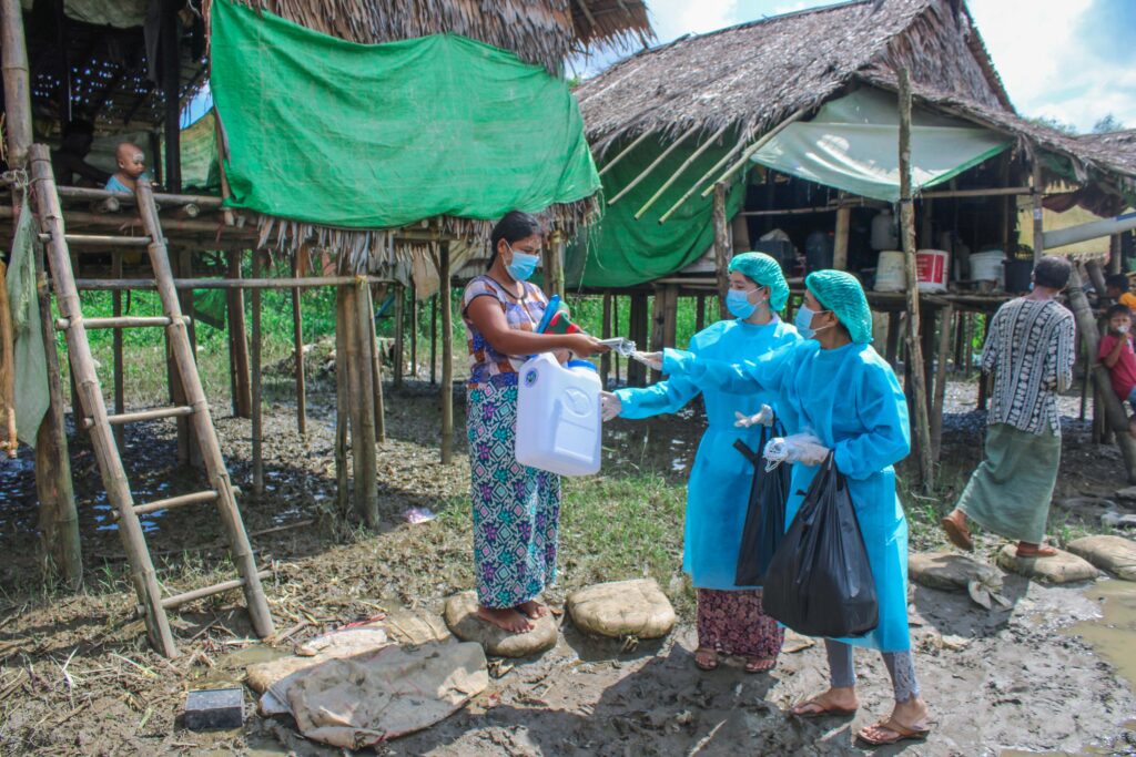 Hygiene kit distribution, GEWEP III, Humanitarian response, Myanmar, Amid COVID 19